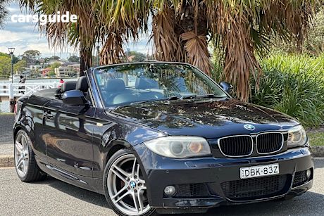 Black 2013 BMW 1 Convertible 25I E88 MY13 UPDATE