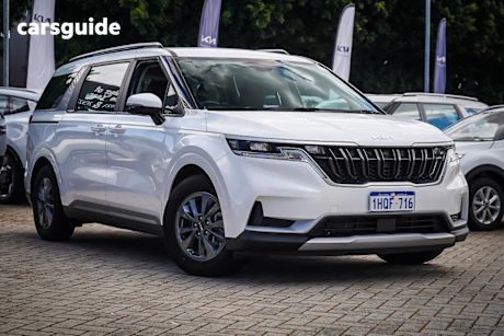 White 2022 Kia Carnival Wagon S