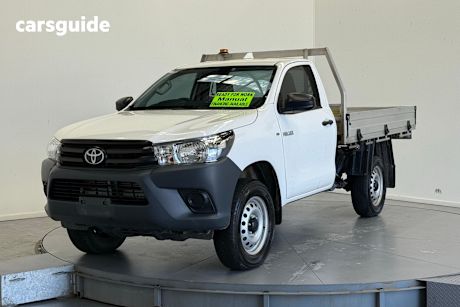 White 2023 Toyota Hilux Ute Tray WORKMATE HI-RIDER R