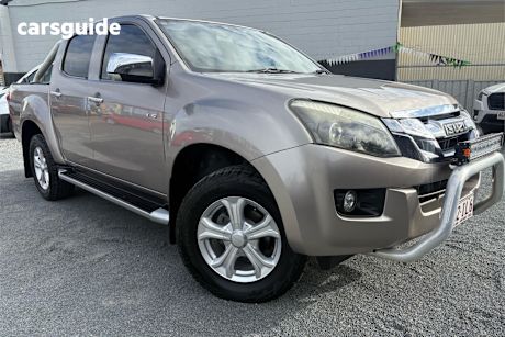 Gold 2016 Isuzu D-MAX Crew Cab Utility Ls-U Hi-Ride (4X4)