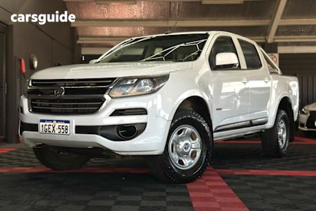 White 2017 Holden Colorado Ute Tray LS 4X4