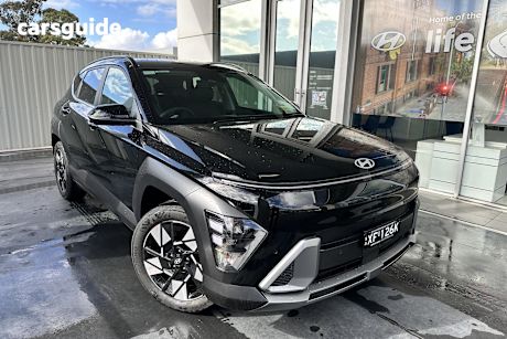 Black 2025 Hyundai Kona SUV ELITE F