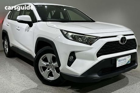 White 2020 Toyota RAV4 SUV GX F