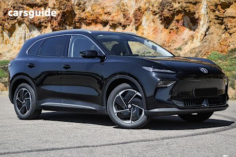 Black 2025 MG MGS5 EV SUV ESSENCE 62 R