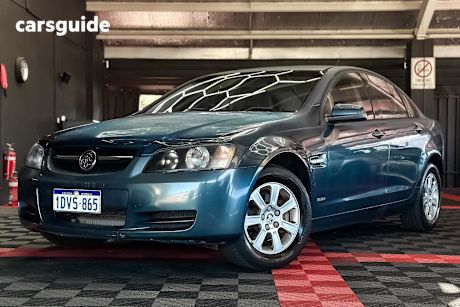 Blue 2010 Holden Commodore Sedan OMEGA R