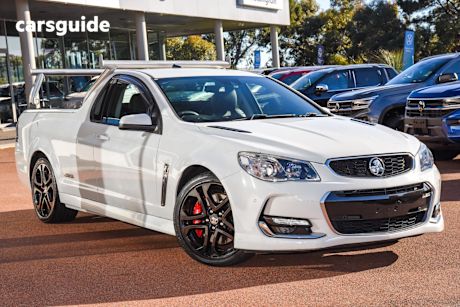 White 2016 Holden UTE Utility Ss-V Redline