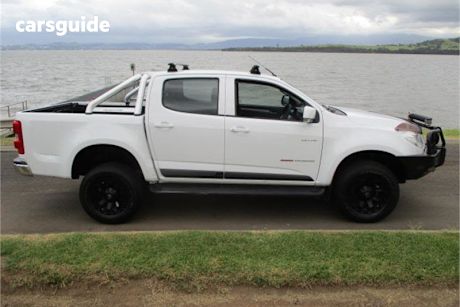 White 2013 Holden Colorado Crew Cab Pickup Lx (4X4)