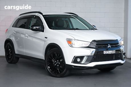 White 2019 Mitsubishi ASX SUV BLACK EDITION F