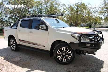 White 2019 Holden Colorado Ute Tray STORM 4X4