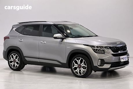 Grey 2021 Kia Seltos SUV GT-LINE 4X4