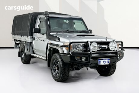 Silver 2011 Toyota Landcruiser Cab Chassis Gxl (4X4)