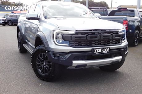 Silver 2022 Ford Ranger Double Cab Pick Up Raptor 3.0 (4X4)