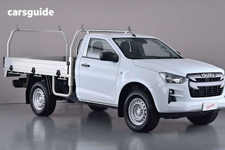 White 2021 Isuzu D-MAX Cab Chassis Sx (4X2) High-Ride