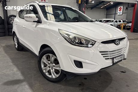 White 2015 Hyundai IX35 Wagon Active (Fwd)
