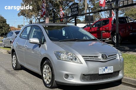 Silver 2011 Toyota Corolla Hatchback Ascent