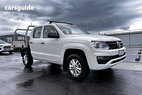 White 2020 Volkswagen Amarok Ute Tray TDI420 CORE 4X4