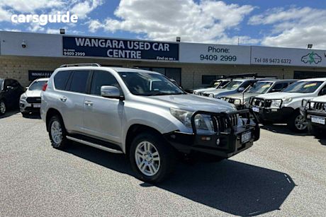 Silver 2010 Toyota Landcruiser Prado Wagon Vx (4X4)