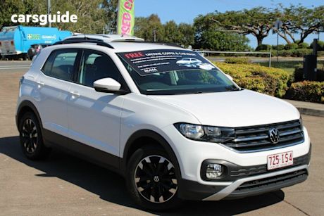 White 2023 Volkswagen T-Cross SUV 85TSI LIFE F