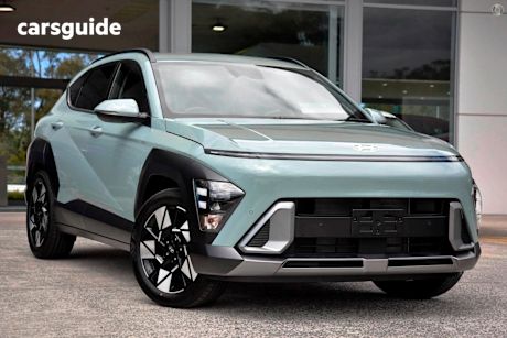 Green 2025 Hyundai Kona SUV ELITE F