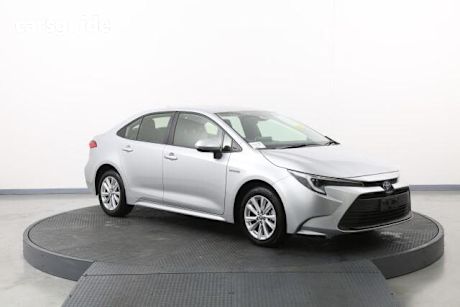 Silver 2023 Toyota Corolla Sedan Ascent Sport Hybrid