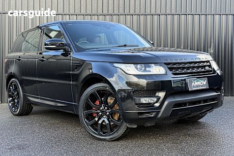 Black 2017 Land Rover Range Rover Sport SUV TDV6 SE 4X4