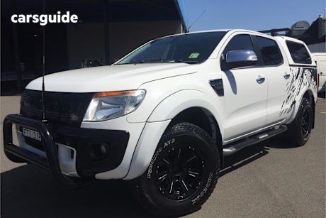 White 2015 Ford Ranger Dual Cab Utility Xlt 3.2 (4X4)