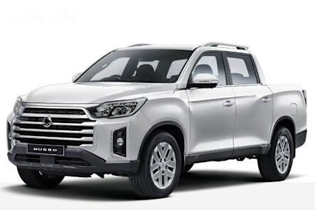 White 2025 KGM Ssangyong Musso Crew Cab Pickup Elx