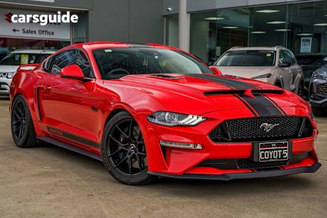 Red 2017 Ford Mustang Coupe GT R