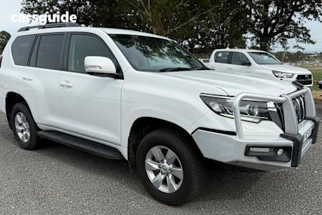 White 2018 Toyota Landcruiser Prado Wagon Gxl (4X4)