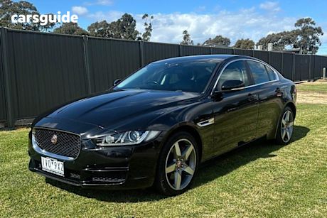 Black 2016 Jaguar XE Sedan 20T Prestige