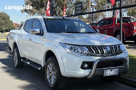 White 2016 Mitsubishi Triton Dual Cab Utility Gls (4X4)