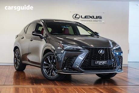 Grey 2025 Lexus NX SUV NX350H F SPORT 4X4