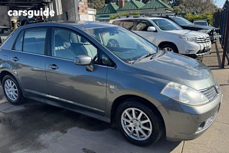 Grey 2008 Nissan Tiida Sedan St Plus