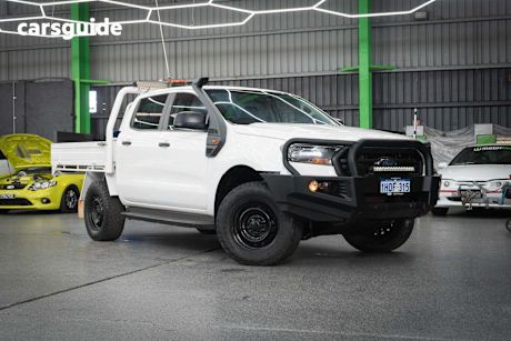 White 2022 Ford Ranger Ute Tray XL 4X4