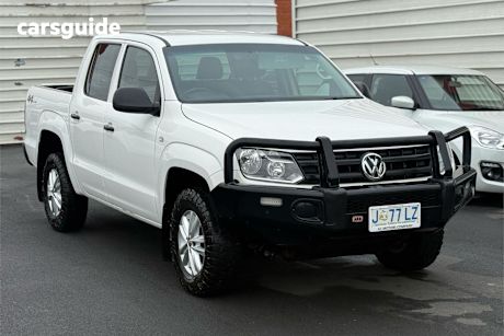 White 2021 Volkswagen Amarok Dual Cab Utility Tdi420 Core 4Motion