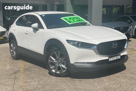 White 2023 Mazda CX-30 Wagon G20 Touring Vision (Fwd)