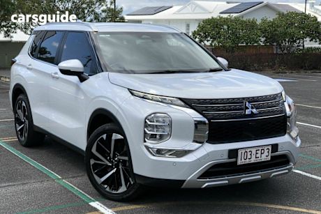 White 2022 Mitsubishi Outlander Wagon Aspire 7 Seat (2Wd)