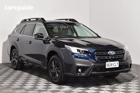 Blue 2021 Subaru Outback SUV AWD SPORT 4WD