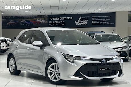 White 2019 Toyota COROLLA HATCH HYBRID Hatch ASCENT SPORT HYBRID F