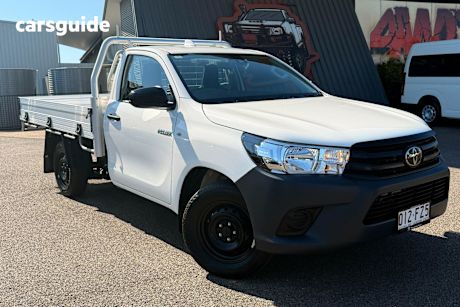 White 2022 Toyota Hilux Cab Chassis Workmate (4X2)