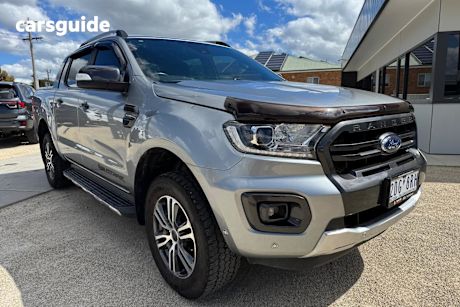 Silver 2021 Ford Ranger Ute Tray WILDTRAK 4X4