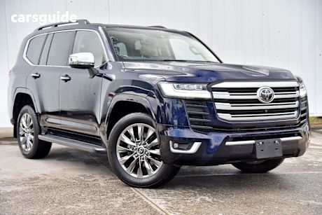Blue 2021 Toyota Landcruiser SUV SAHARA ZX 4X4