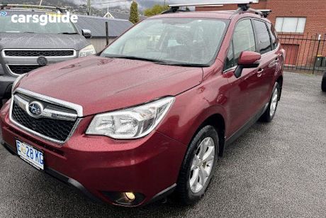 Red 2015 Subaru Forester SUV