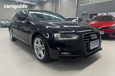 Black 2014 Audi A4 Sedan S LINE 4WD