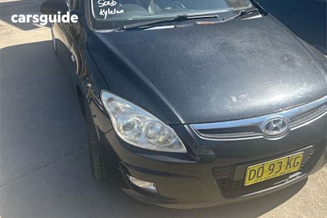 Black 2009 Hyundai I30 Hatchback Sr