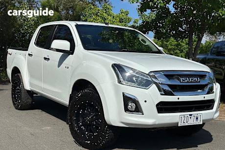 White 2020 Isuzu D-MAX Ute Tray LS-M 4X4