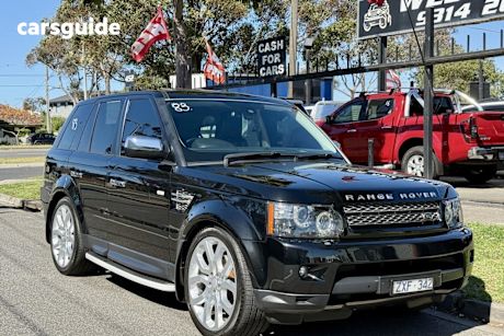 Black 2013 Land Rover Range Rover Sport Wagon 3.0 Sdv6 Luxury