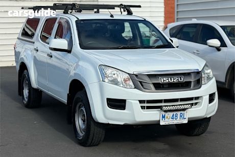 White 2015 Isuzu D-MAX Ute Tray SX HIGH RIDE R