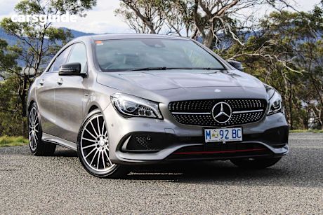 Grey 2017 Mercedes-Benz CLA-Class Coupe CLA250 SPORT 4WD