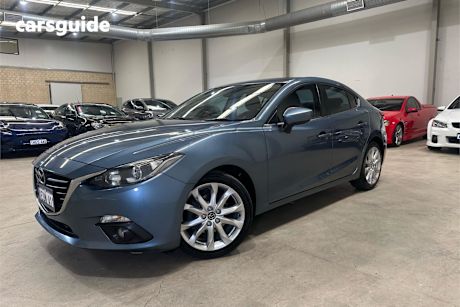 Blue 2015 Mazda Mazda3 Sedan SP25 F